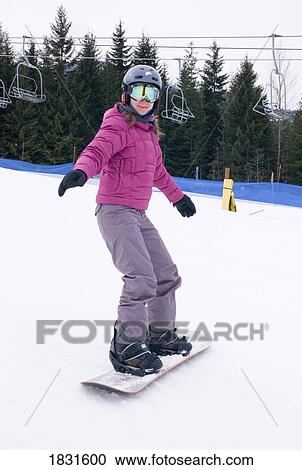 Stock Image - Snowboarder. Fotosearch