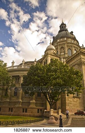 Stock Photo - St. Stephen's Basilica, Budapest, Hungary, Europe . Fotosearch