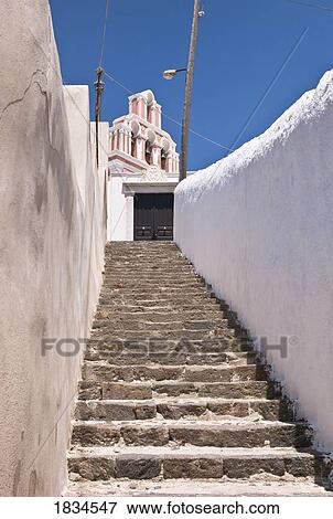 Stock Photo - Stairway, Rhodes, Greece . Fotosearch