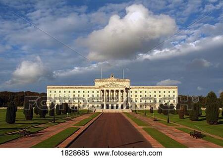 Stock Photography - Stormont castle in Belfast, Northern Ireland. Fotosearch