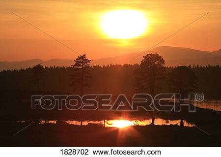 Sunset on Clonee Lakes in Tuosist, Kenmare, Lauragh, Kerry, Ireland View Large Photo Image Stock Image - Sunset on Clonee Lakes in Tuosist, Kenmare, Lauragh, Kerry, Ireland. Fotosearch