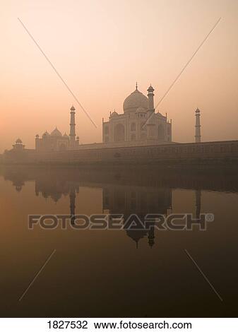 Taj Mahal, Agra, India View Large Photo Image Stock Image - Taj Mahal, Agra, India . Fotosearch