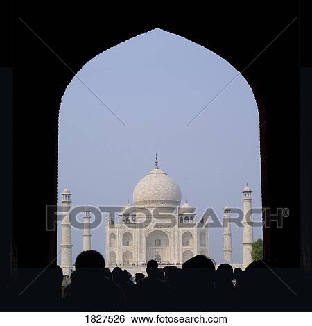 Taj Mahal, Agra India View Large Photo Image Stock Photograph - Taj Mahal, Agra India. Fotosearch
