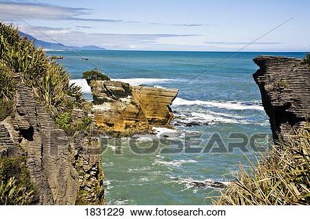 Tasman Sea, New Zealand View Large Photo Image Stock Photo - Tasman Sea, New Zealand. Fotosearch