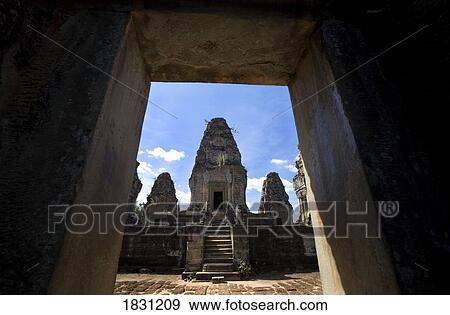 Temple ruins in the ancient city of Angkor Wat, Northwestern Cambodia View Large Photo Image Stock Photo - Temple ruins in the ancient city of Angkor Wat, Northwestern Cambodia. Fotosearch