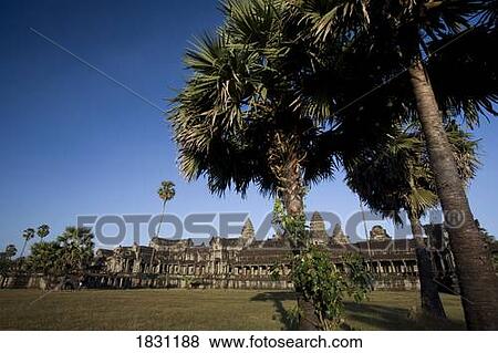 The most famous temple of Angkor Wat, Angkor, Cambodia View Large Photo Image Stock Photo - The most famous temple of Angkor Wat, Angkor, Cambodia. Fotosearch
