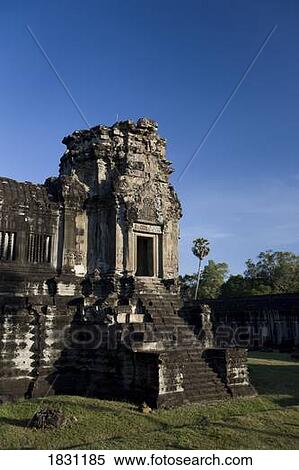 Stock Photography - The most famous temple of Angkor Wat, Angkor, Cambodia. Fotosearch