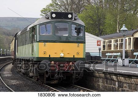 Train, Grosmont, North Yorkshire, England View Large Photo Image Stock Photograph - Train, Grosmont, North Yorkshire, England. Fotosearch