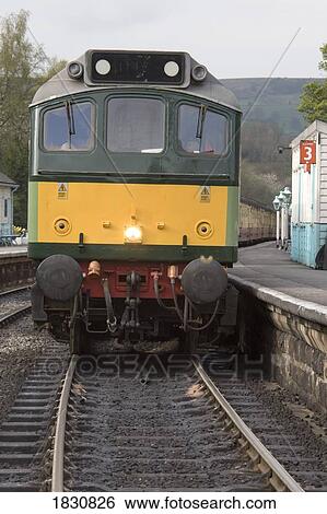 Stock Photograph - Train, Grosmont, North Yorkshire, England. Fotosearch