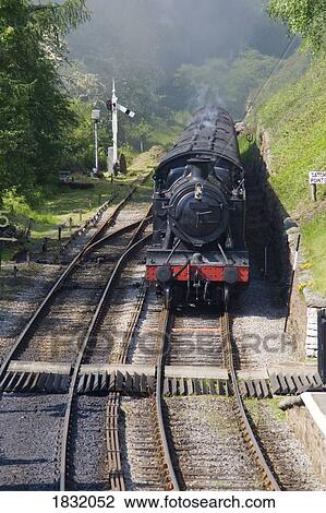Train in Goathland, North Yorkshire, England View Large Photo Image Stock Image - Train in Goathland, North Yorkshire, England. Fotosearch