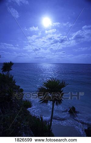Stock Photo - Tulum, Mayan Riviera, Caribbean Sea, Mexico. Fotosearch