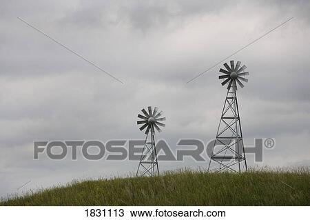 Two windmills View Large Photo Image Stock Image - Two windmills. Fotosearch
