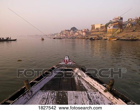 Stock Image - Varanasi, India . Fotosearch