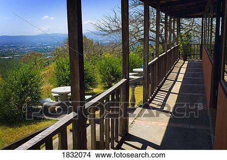 View of Costa Rican valley from balcony View Large Photo Image Picture - View of Costa Rican valley from balcony . Fotosearch