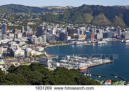 Wellington, New Zealand View Large Photo Image Stock Photo - Wellington, New Zealand. Fotosearch