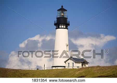 Picture - Yaquina Head Lighthouse, Oregon Coast, USA. Fotosearch