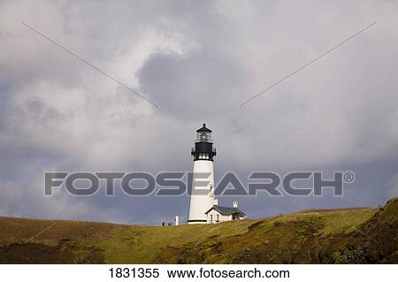 Stock Photography - Yaquina Head Lighthouse, Oregon Coast, USA. Fotosearch