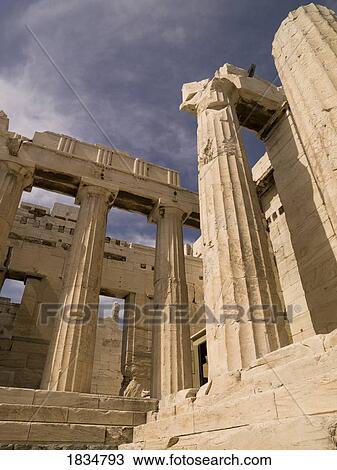 Stock Image - Acropolis of Athens, Athens, Greece . Fotosearch