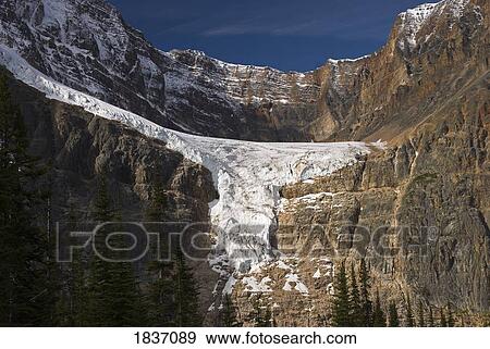 Angel Glacier, Mount Edith Cavell, Jasper National Park, Alberta, Canada View Large Photo Image Stock Photo - Angel Glacier, Mount Edith Cavell, Jasper National Park, Alberta, Canada. Fotosearch