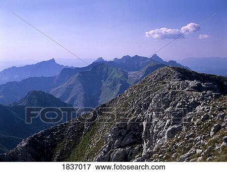 Stock Photo - Apuane Alps, Northwest Tuscany, Italy. Fotosearch