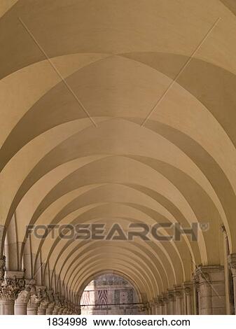 Arched roof, Venice, Italy View Large Photo Image Stock Photo - Arched roof, Venice, Italy. Fotosearch