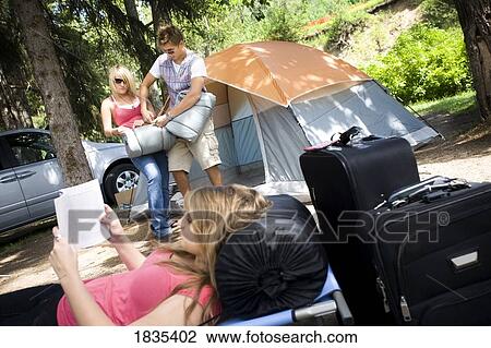 At a campsite View Large Photo Image Stock Image - At a campsite. Fotosearch
