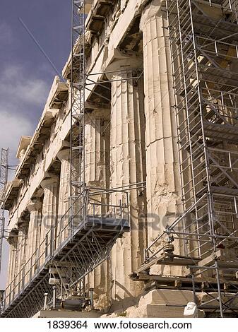 Athens, Greece; Building under construction View Large Photo Image Picture - Athens, Greece; Building under construction. Fotosearch