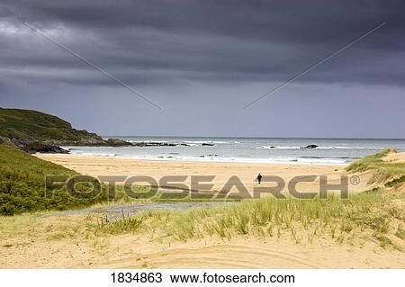 Stock Image - Beach, Scotland. Fotosearch