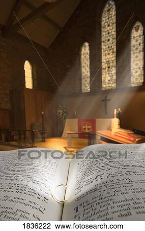 Bible in church sanctuary View Large Photo Image Stock Image - Bible in church sanctuary. Fotosearch