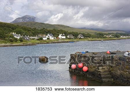 Stock Image - Boat in the water, Scotland. Fotosearch