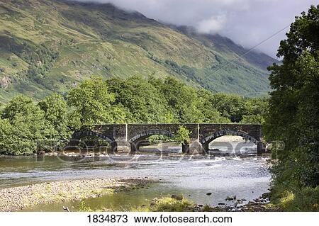 Bridge over water, Scotland View Large Photo Image Stock Image - Bridge over water, Scotland. Fotosearch