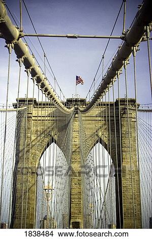 Brooklyn bridge, Manhattan, New York, USA View Large Photo Image Picture - Brooklyn bridge, Manhattan, New York, USA. Fotosearch