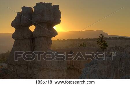 Stock Photo - Bryce Canyon sunrise, Utah, USA. Fotosearch