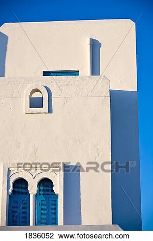 Stock Image - Building, Kairouan, Tunisia, Africa. Fotosearch