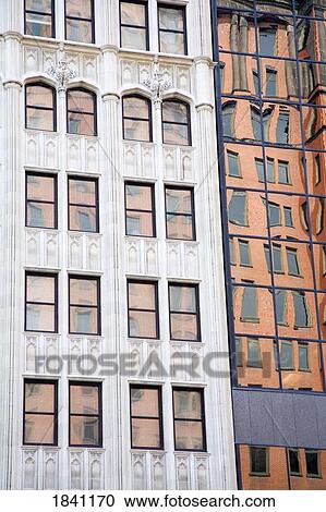 Stock Image - Buildings on State Street, Albany, New York State, USA . Fotosearch