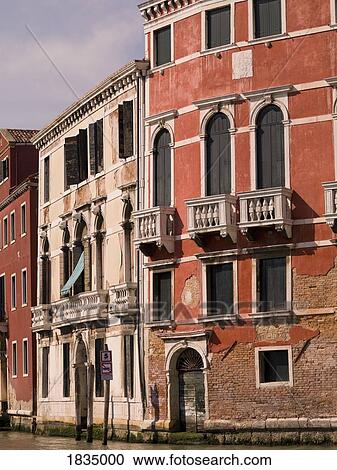 Stock Image - Buildings, Venice, Italy . Fotosearch