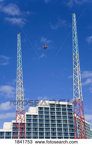 Bungee ride, Daytona Beach, Florida, USA View Large Photo Image Stock Image - Bungee ride, Daytona Beach, Florida, USA . Fotosearch