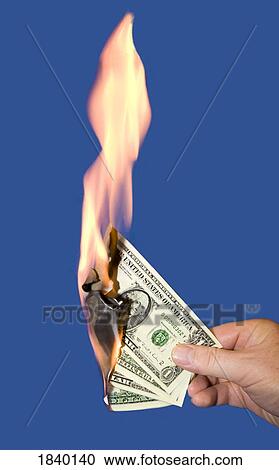 Burning American money View Large Photo Image Stock Image - Burning American money. Fotosearch