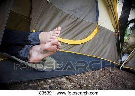 Camper's feet View Large Photo Image Stock Image - Camper's feet. Fotosearch