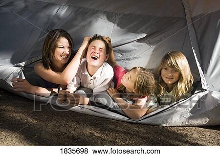 Stock Photo - Camping out. Fotosearch