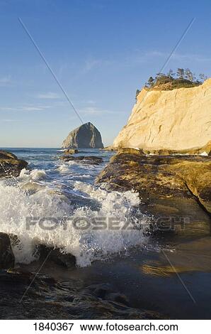 Cape Kiwanda, Pacific City, Oregon, USA View Large Photo Image Stock Photo - Cape Kiwanda, Pacific City, Oregon, USA . Fotosearch