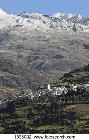 Stock Image - Capileira, La Alpujarra, Granada Province, Spain . Fotosearch