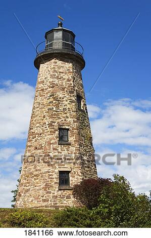 Stock Photograph - Charlotte-Genesee Lighthouse Museum, Rochester, New York State, USA . Fotosearch