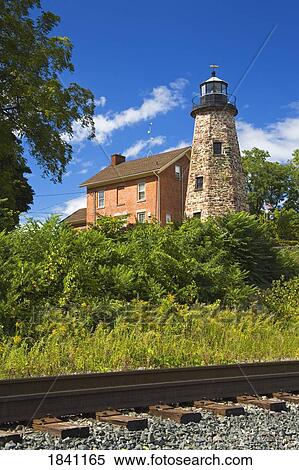Charlotte-Genesee Lighthouse Museum, Rochester, New York State, USA View Large Photo Image Stock Photography - Charlotte-Genesee Lighthouse Museum, Rochester, New York State, USA . Fotosearch