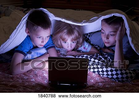Children watching at night View Large Photo Image Stock Photo - Children watching at night. Fotosearch