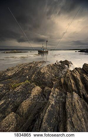 Stock Photography - Cloudy sky, Scotland. Fotosearch