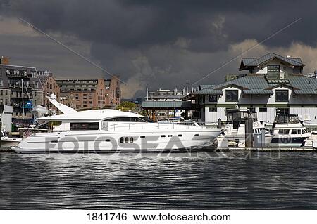 Stock Photograph - Commercial Wharf, Boston, Massachusetts, USA . Fotosearch