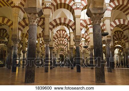 Cordoba, Cordoba Province, Spain; Interior of La Mezquita, The Great Mosque View Large Photo Image Stock Image - Cordoba, Cordoba Province, Spain; Interior of La Mezquita, The Great Mosque . Fotosearch