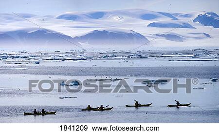 Devon island, Nunavit, Canadian Arctic; kayaking View Large Photo Image Stock Photo - Devon island, Nunavit, Canadian Arctic; kayaking. Fotosearch