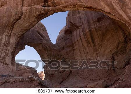 Stock Photo - Double Arch, Moab, Utah, USA . Fotosearch